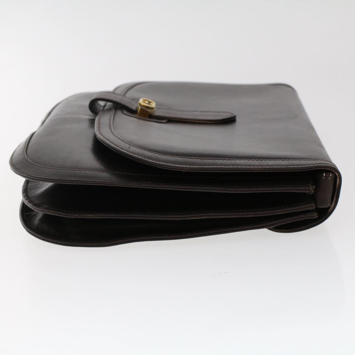 GUCCI Shoulder Bag Leather Brown ep1303
