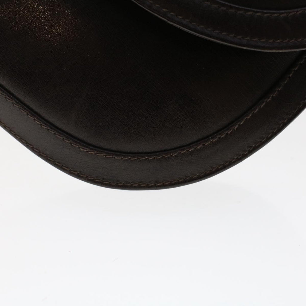 GUCCI Shoulder Bag Leather Brown ep1303