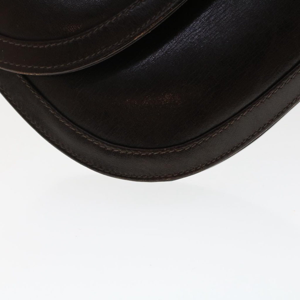 GUCCI Shoulder Bag Leather Brown ep1303