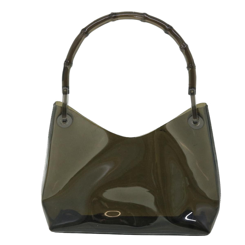 GUCCI Bamboo Shoulder Bag Enamel Black 001•2058•1883 ep1447