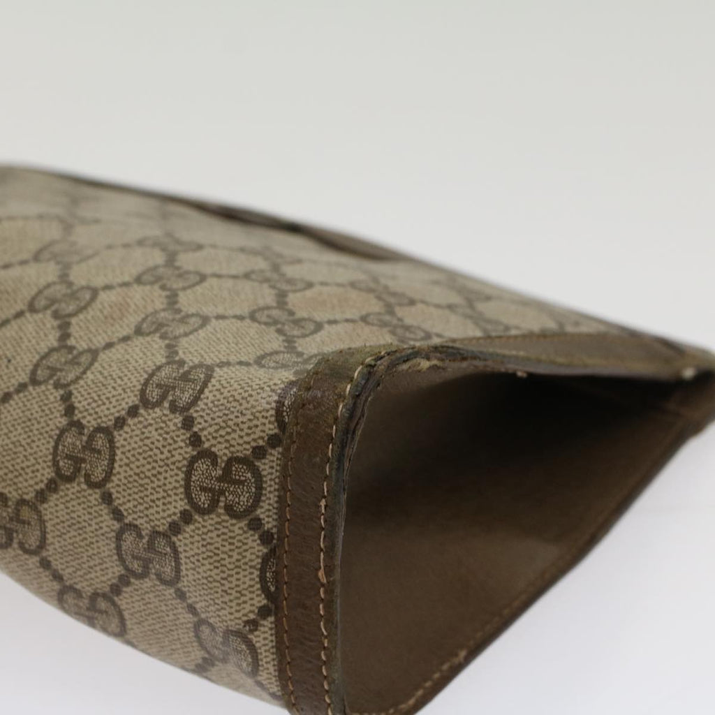 GUCCI GG Canvas Web Sherry Line Clutch Bag Beige Red Green 89 01 033 ep1581