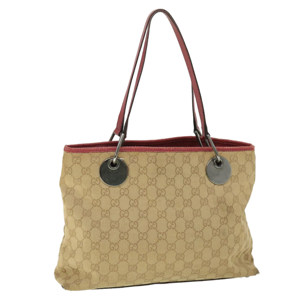 GUCCI GG Canvas Tote Bag Beige 120837 ep1594