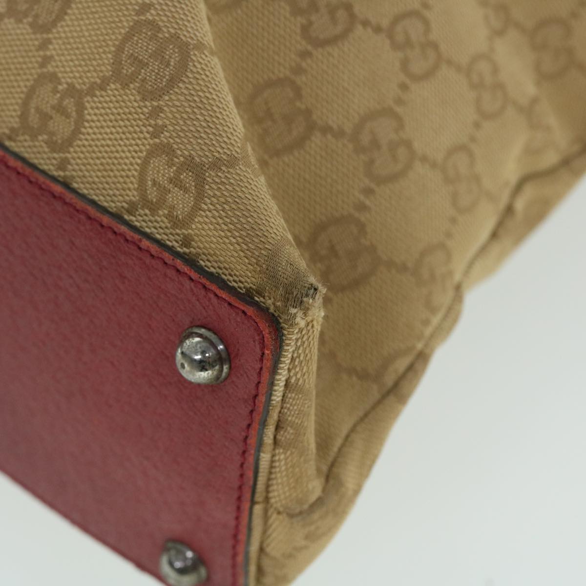 GUCCI GG Canvas Tote Bag Beige 120837 ep1594