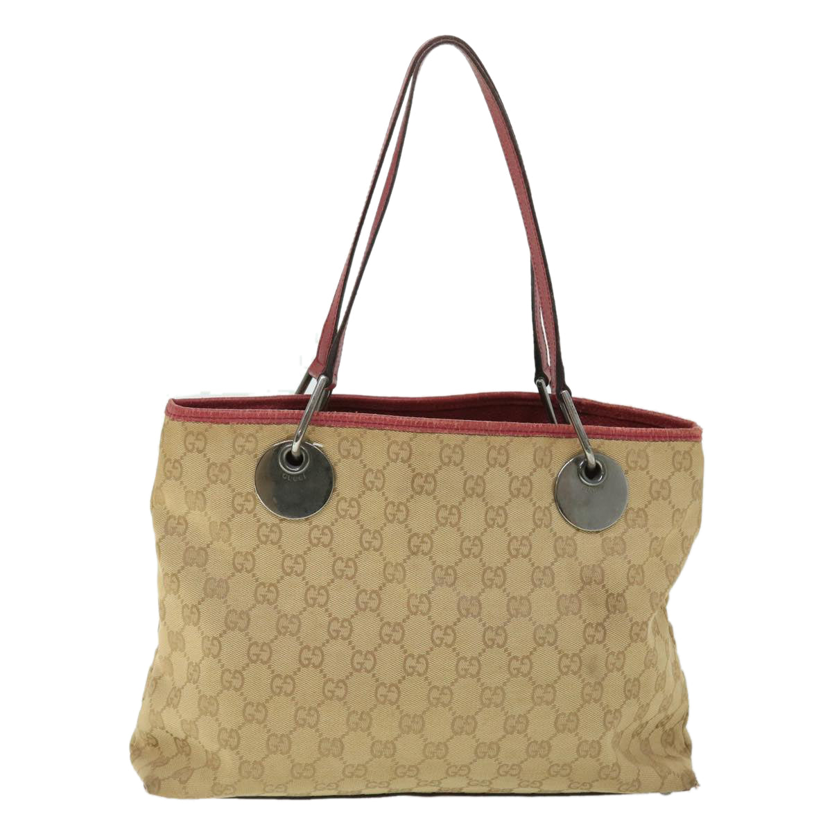 GUCCI GG Canvas Tote Bag Beige 120837 ep1594