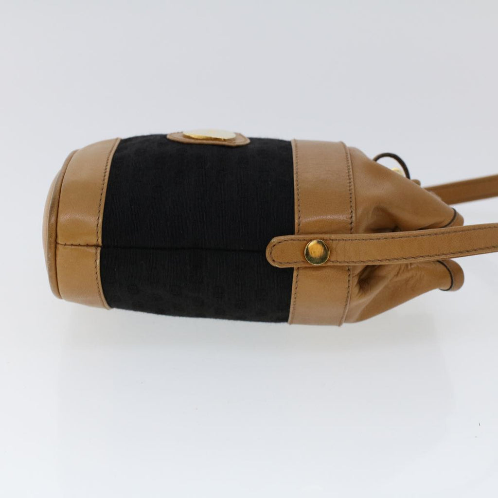 GUCCI Micro GG Canvas Shoulder Bag Black Brown 001 261 0952 ep1658