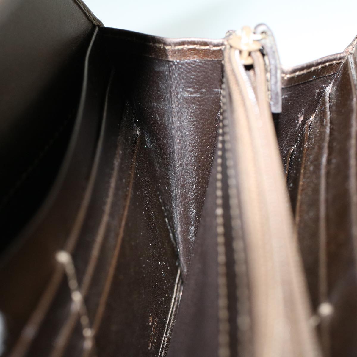 GUCCI GG Canvas Guccissima Long Wallet Brown 274430 ep1661