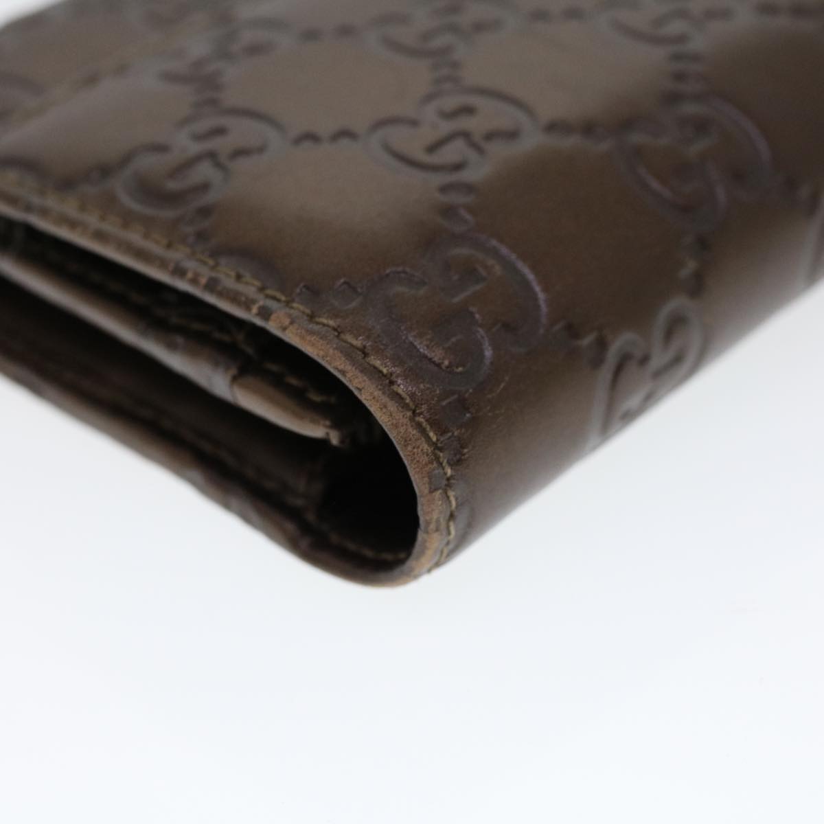 GUCCI GG Canvas Guccissima Long Wallet Brown 274430 ep1661