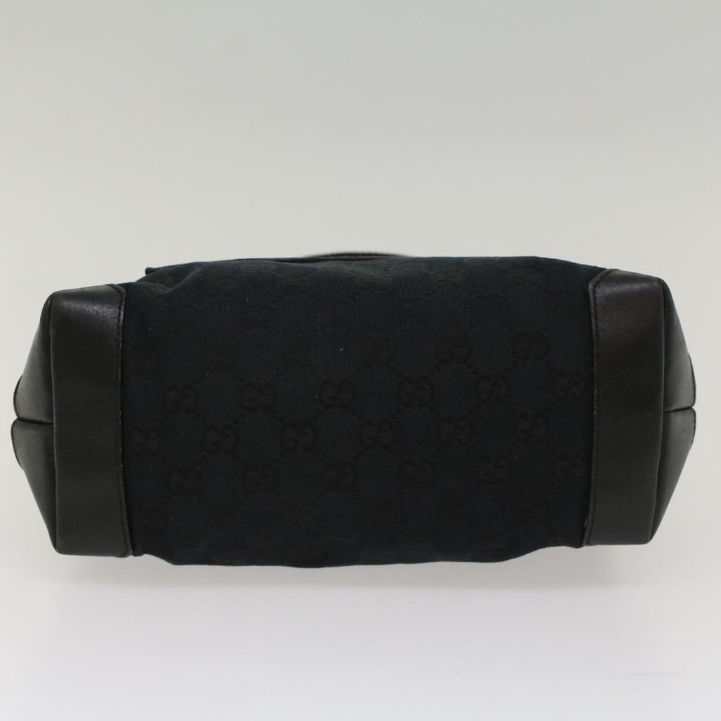 GUCCI GG Canvas Sherry Line Shoulder Bag Black White 019 0402 1705 ep1668