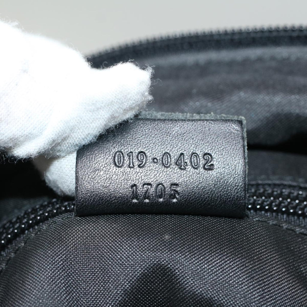 GUCCI GG Canvas Sherry Line Shoulder Bag Black White 019 0402 1705 ep1668