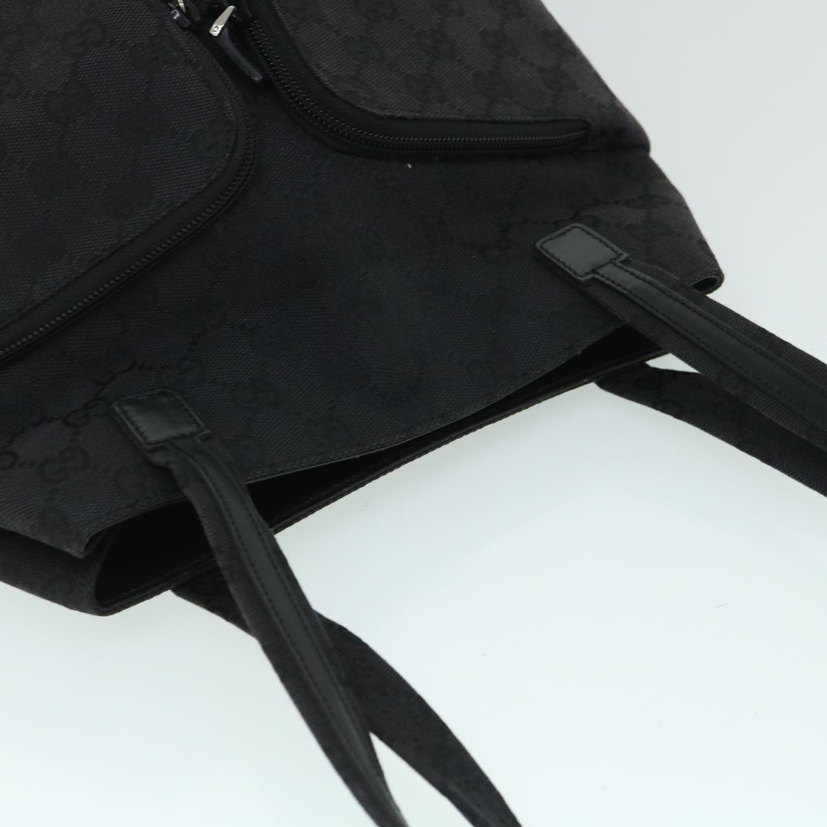 GUCCI GG Canvas Shoulder Bag Black 002 1076 3754 ep1741