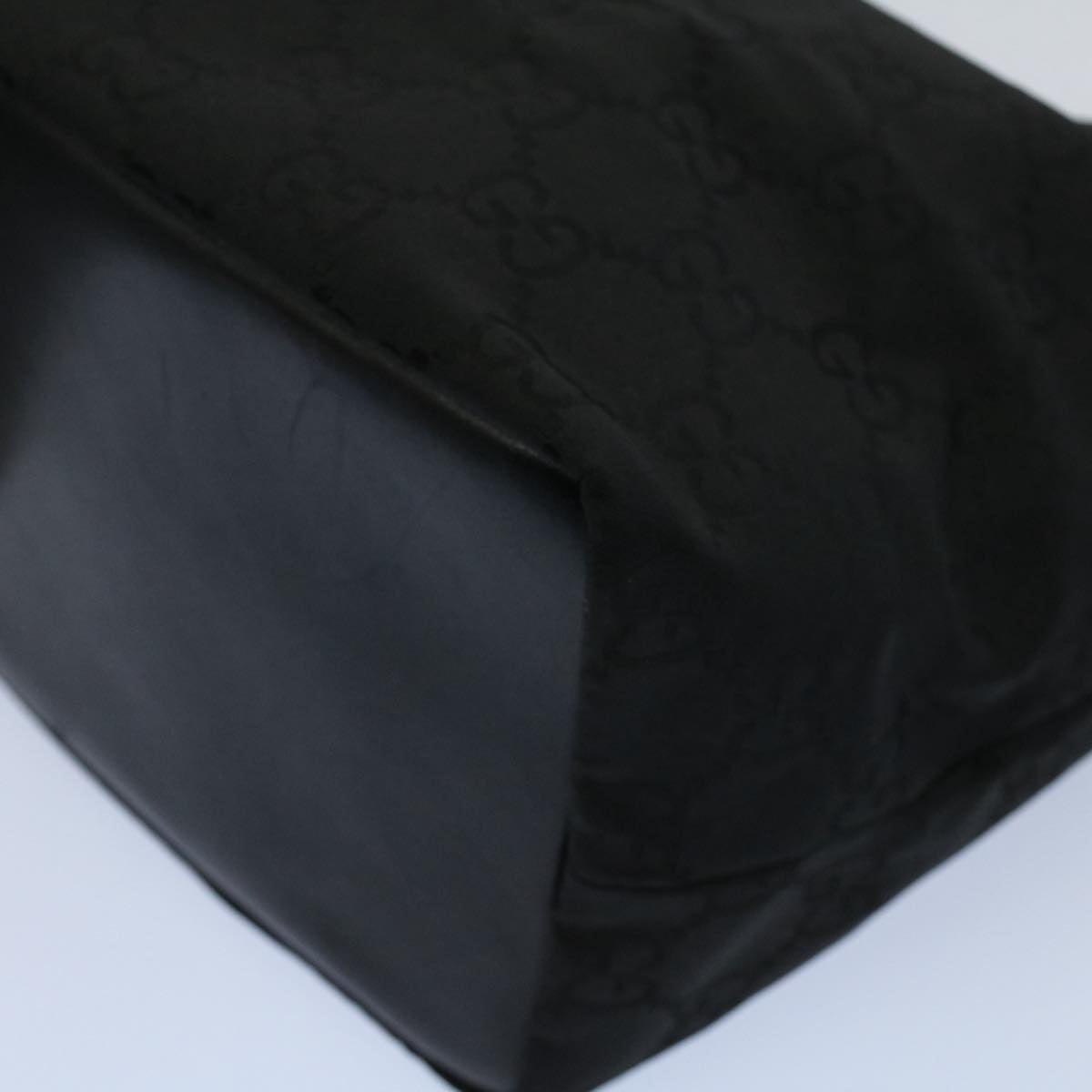 GUCCI GG Canvas Bamboo Shoulder Bag Black 000 0531 002058 ep1777