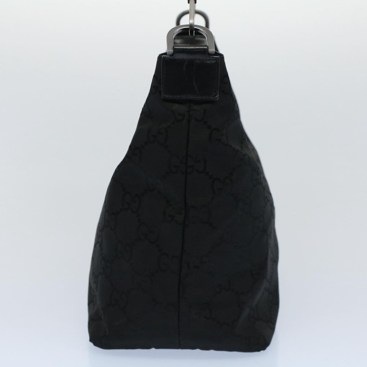 GUCCI GG Canvas Bamboo Shoulder Bag Black 000 0531 002058 ep1777