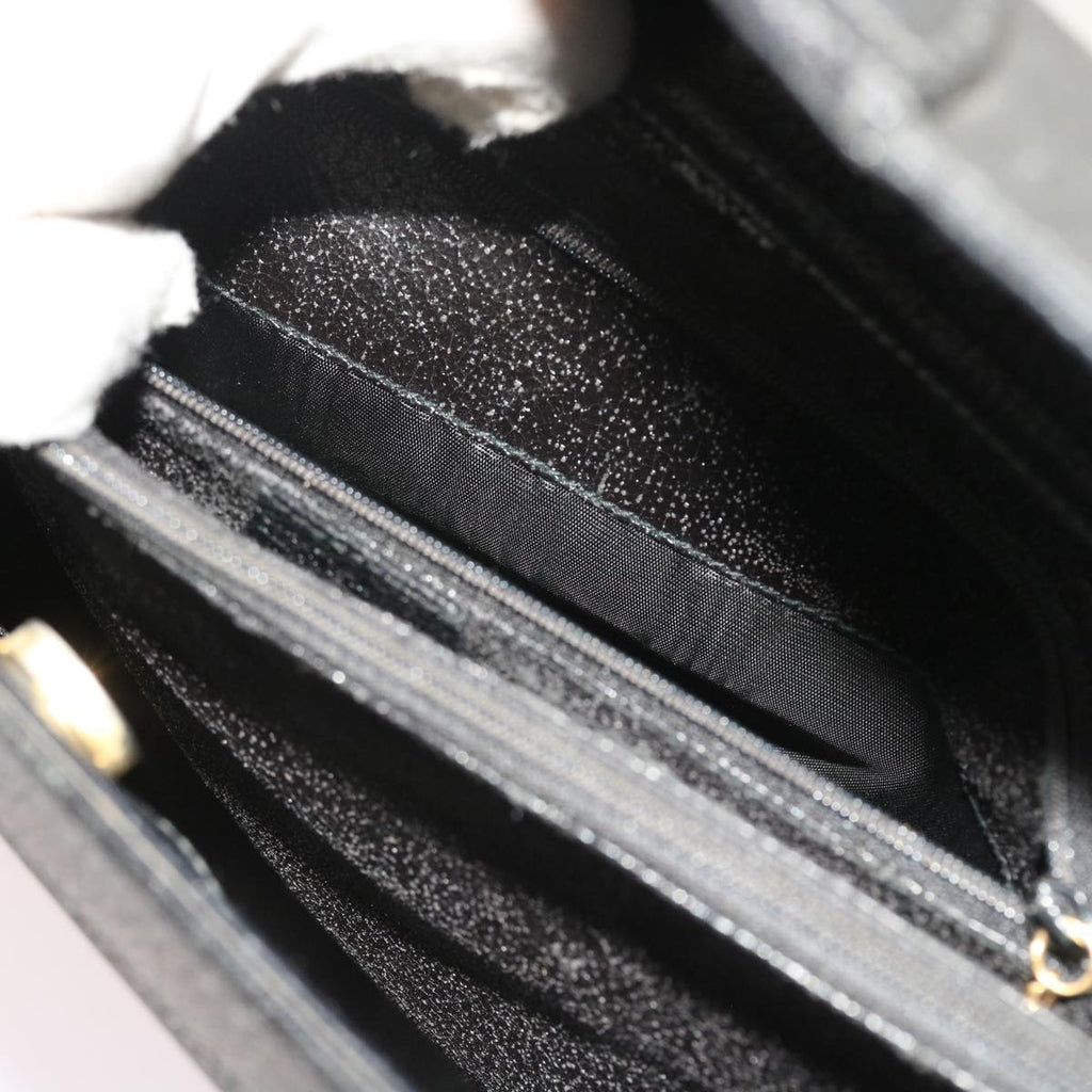 GUCCI Bamboo Hand Bag Leather Black 002 1186 0259 ep1809