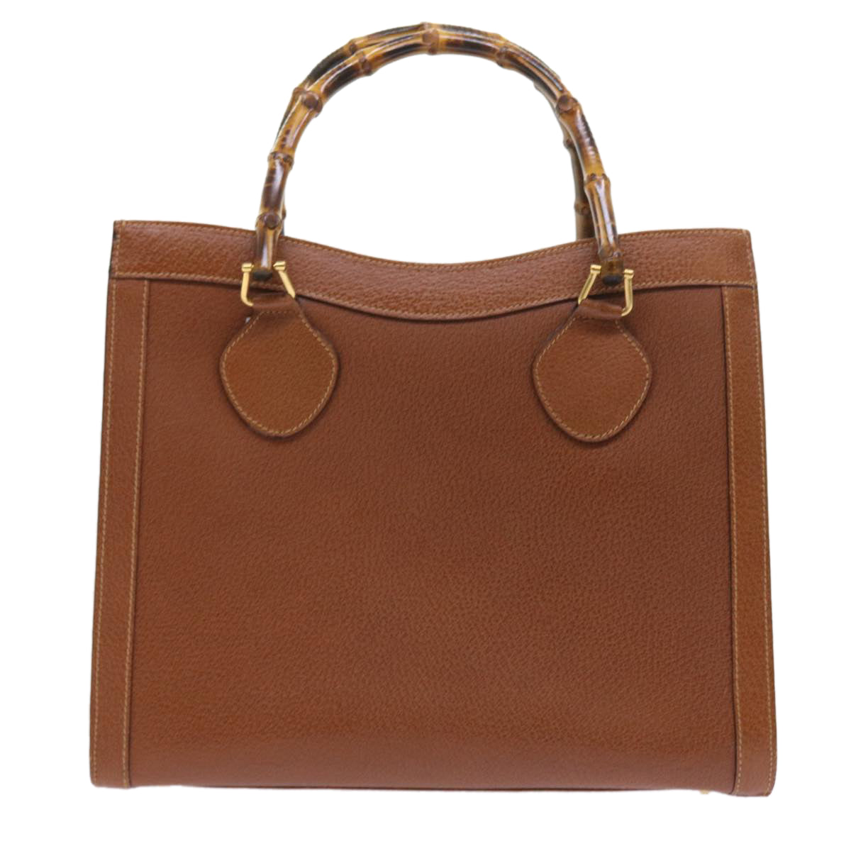 GUCCI Bamboo Hand Bag Leather Brown 002 1186 0260 ep1821