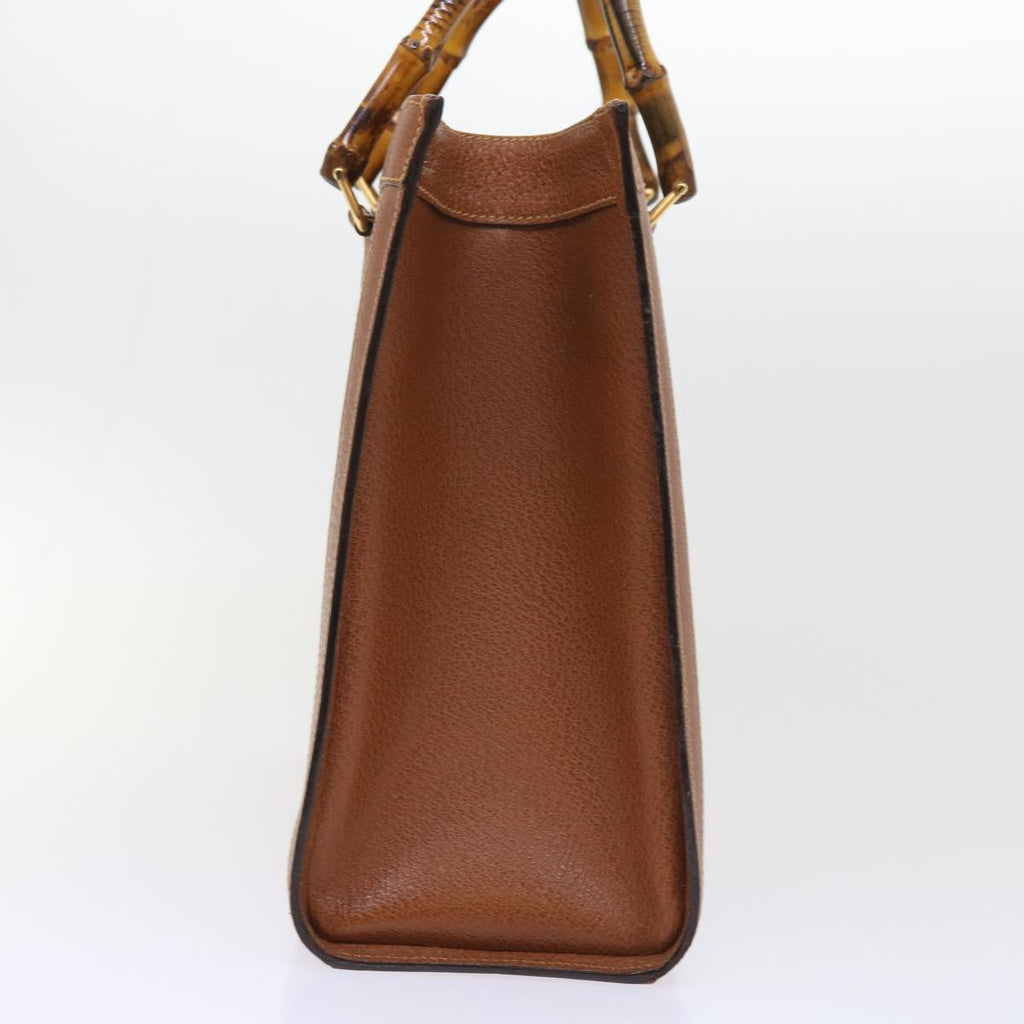 GUCCI Bamboo Hand Bag Leather Brown 002 1186 0260 ep1821