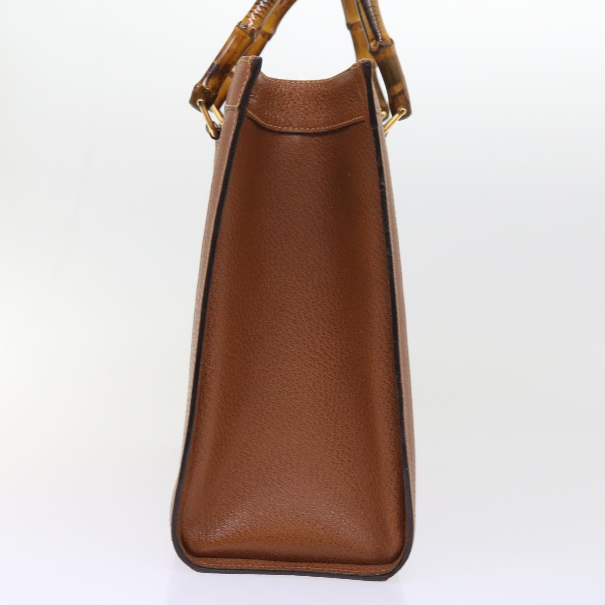 GUCCI Bamboo Hand Bag Leather Brown 002 1186 0260 ep1821