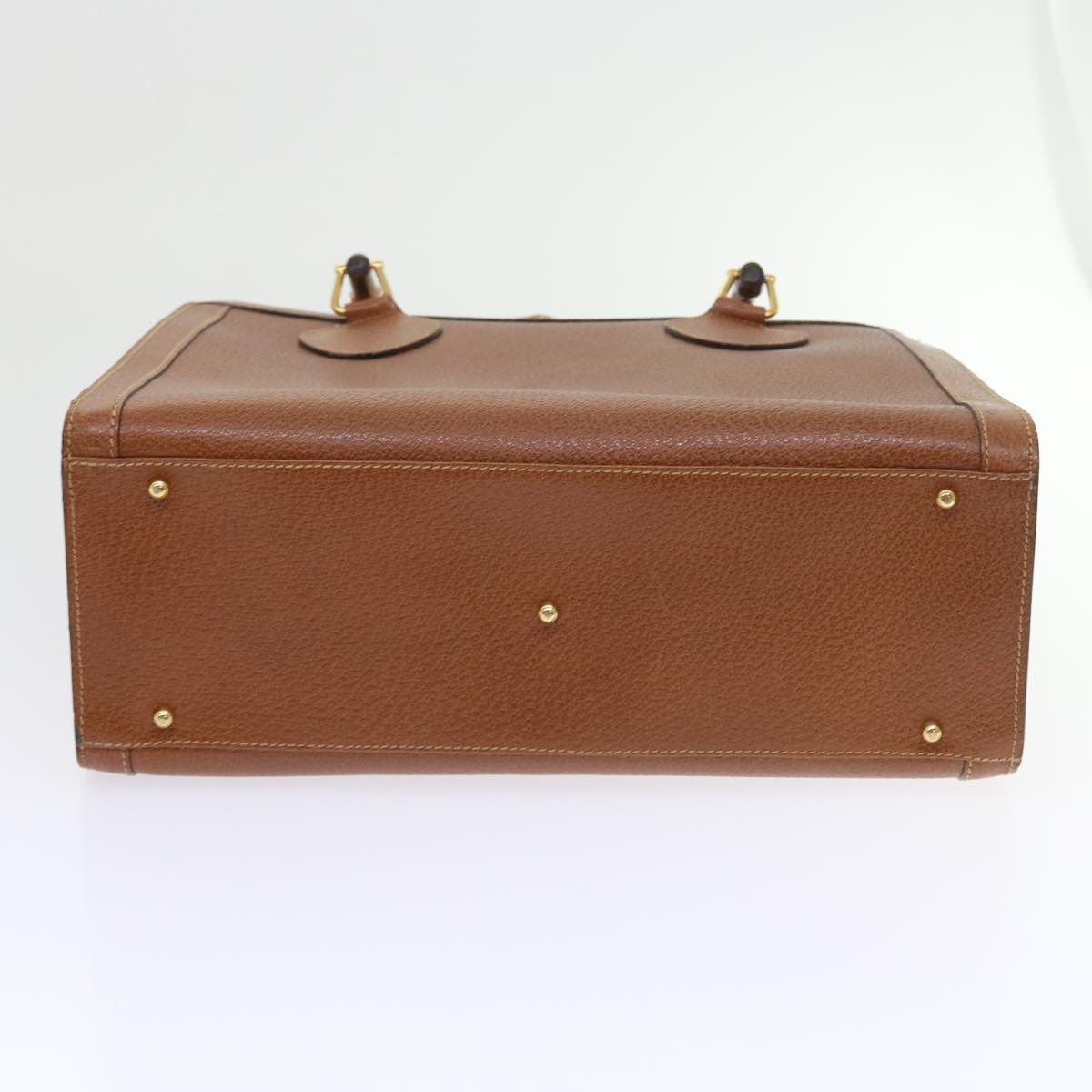 GUCCI Bamboo Hand Bag Leather Brown 002 1186 0260 ep1821