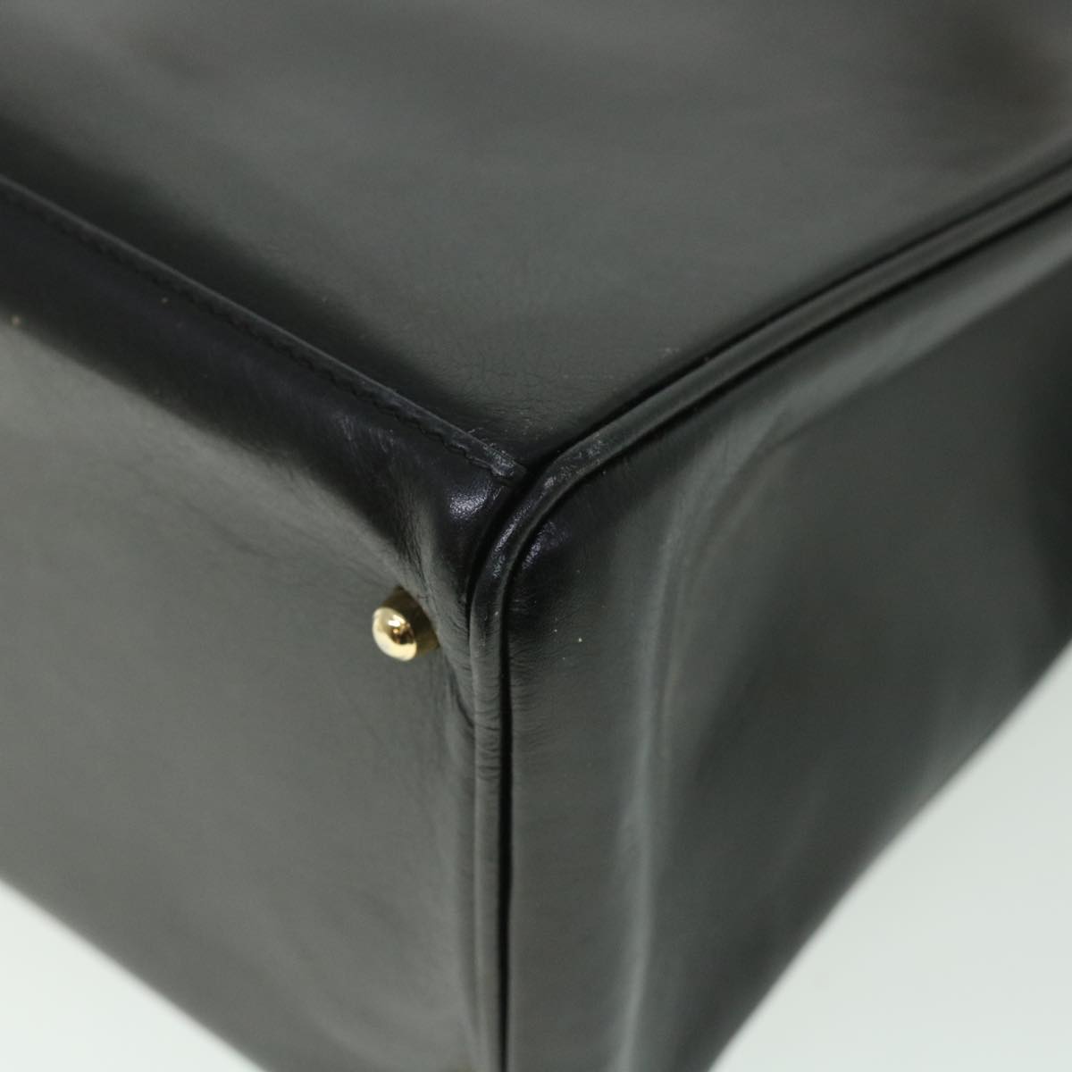 GUCCI Bamboo Hand Bag Leather 2way Black 002 2855 0322 0 ep1823
