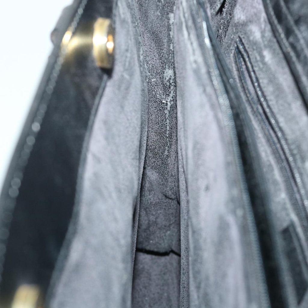 GUCCI Bamboo Hand Bag Leather 2way Black 002 2855 0322 0 ep1823
