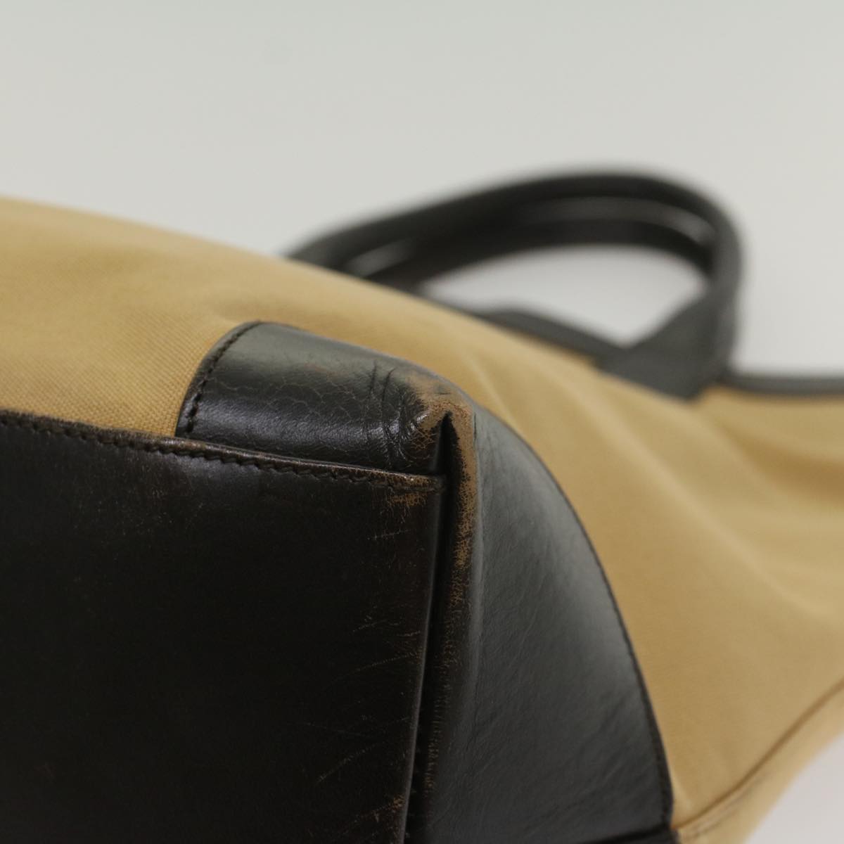 GUCCI Web Sherry Line Hand Bag Canvas Beige Red Green 002 1121 ep1825