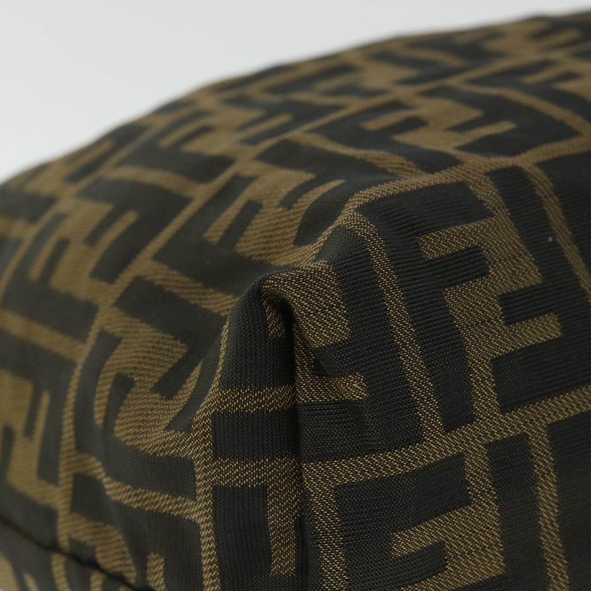FENDI Zucca Canvas Pouch Black Brown 2119 26545 099 ep1838