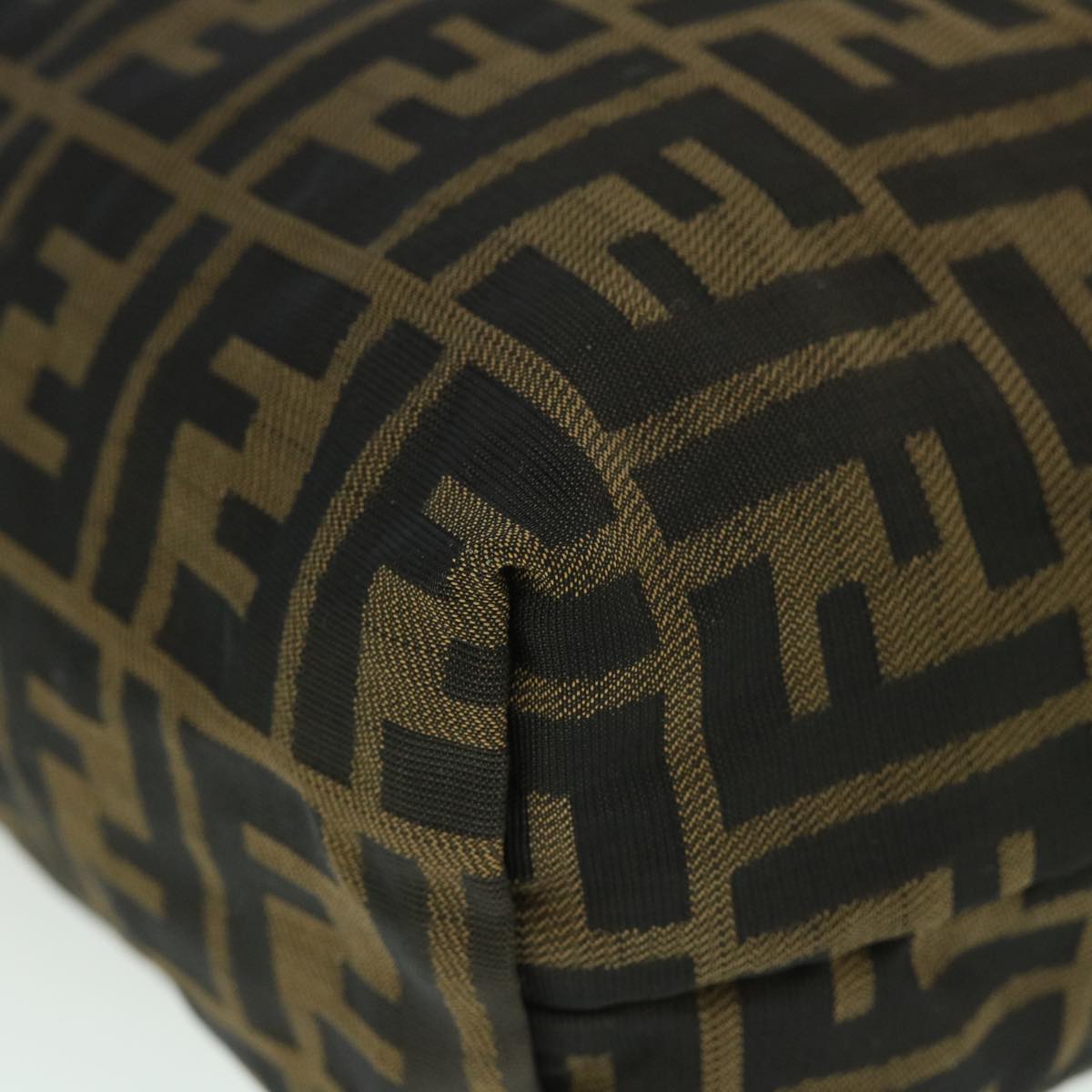 FENDI Zucca Canvas Pouch Black Brown 2119 26545 099 ep1838