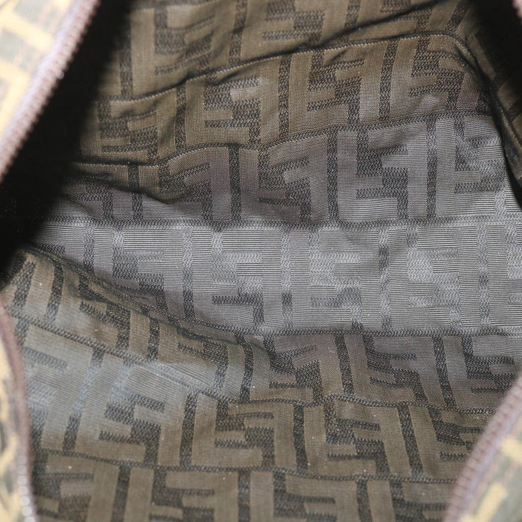 FENDI Zucca Canvas Pouch Black Brown 2119 26545 099 ep1838