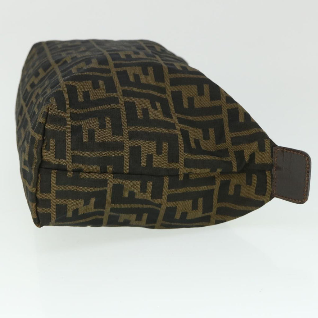 FENDI Zucca Canvas Pouch Black Brown 2119 26545 099 ep1838
