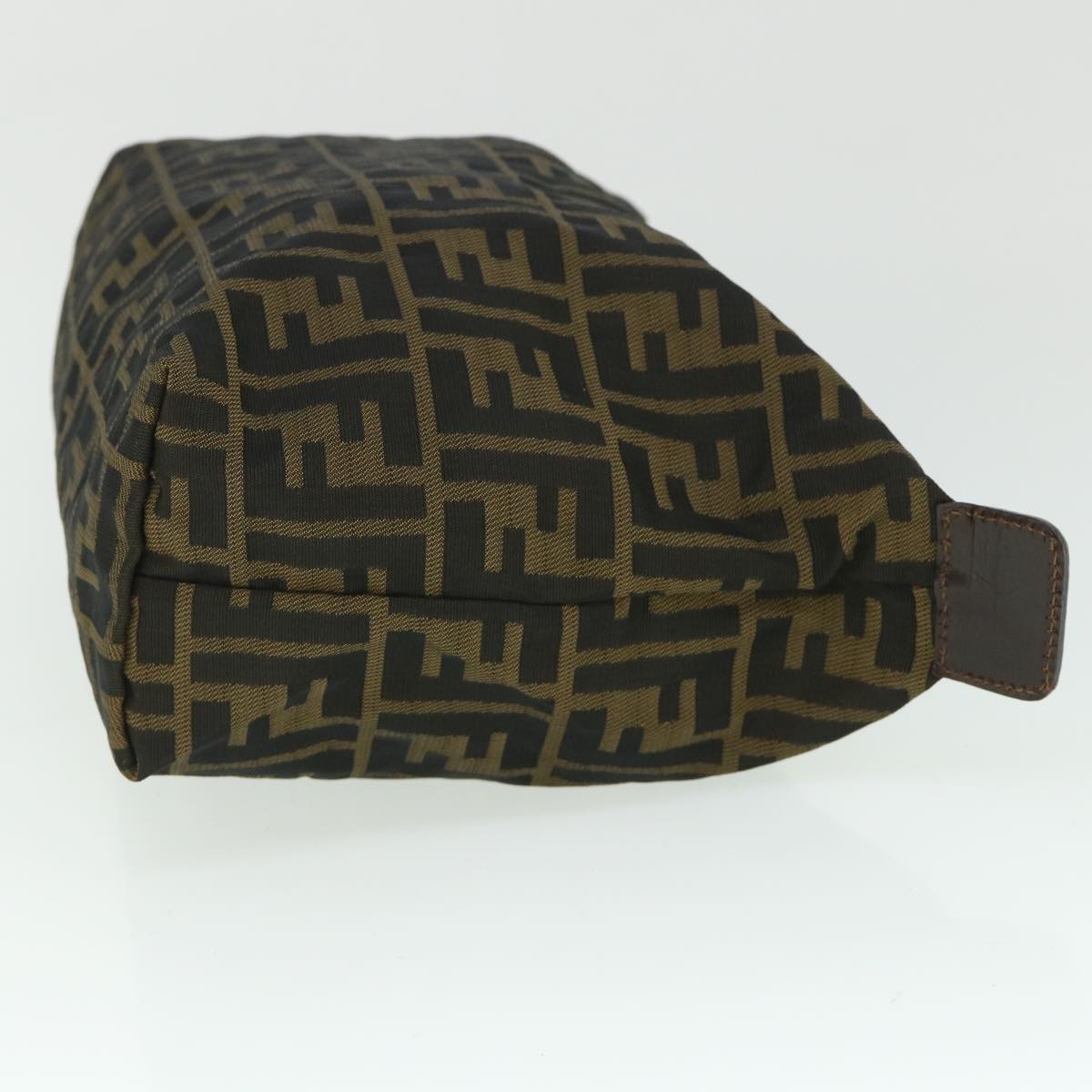 FENDI Zucca Canvas Pouch Black Brown 2119 26545 099 ep1838