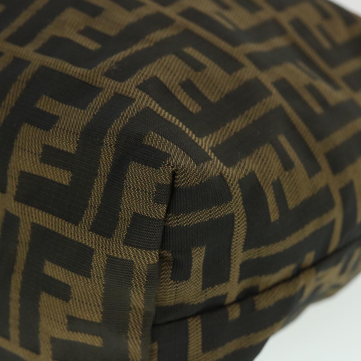 FENDI Zucca Canvas Pouch Black Brown 2119 26545 099 ep1838