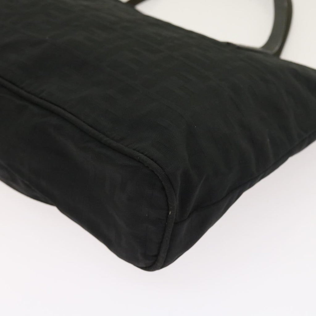 FENDI Zucca Canvas Hand Bag Black ep1858