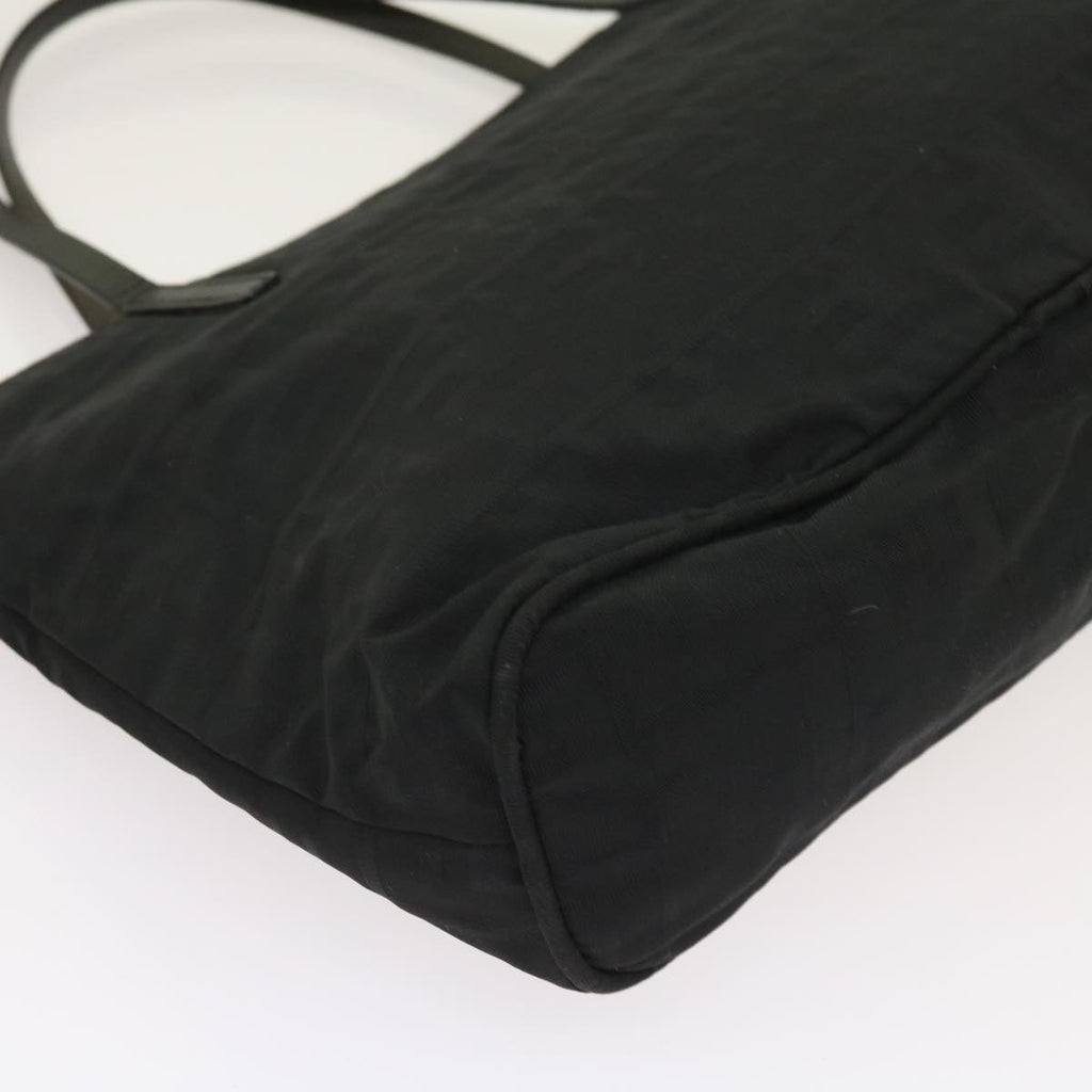 FENDI Zucca Canvas Hand Bag Black ep1858