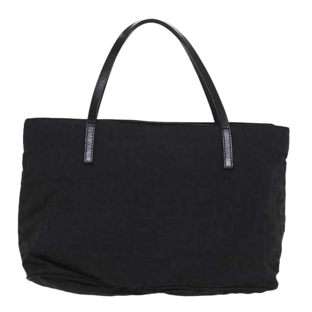 FENDI Zucca Canvas Hand Bag Black ep1858