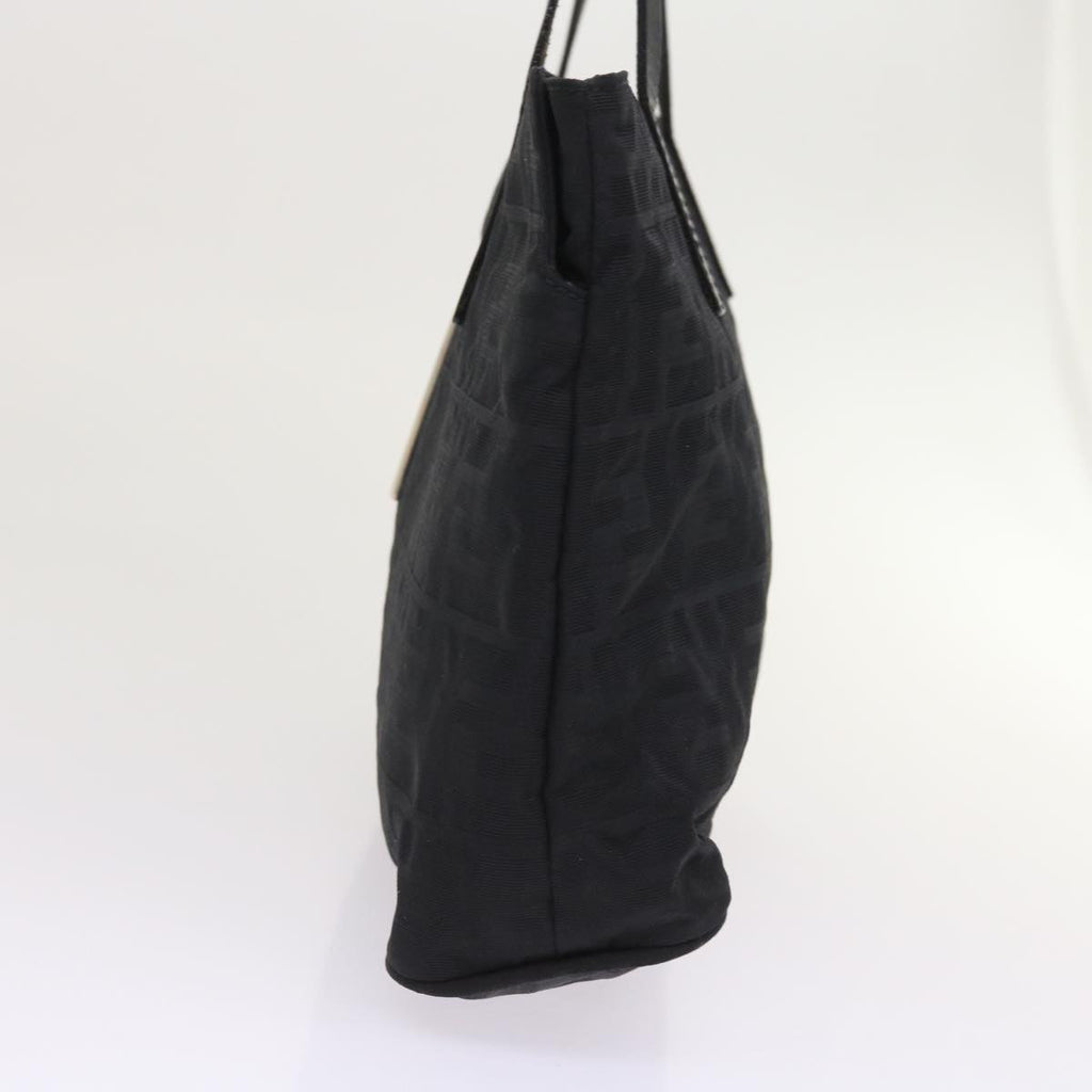 FENDI Zucca Canvas Hand Bag Black ep1858
