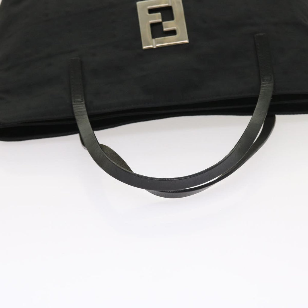 FENDI Zucca Canvas Hand Bag Black ep1858