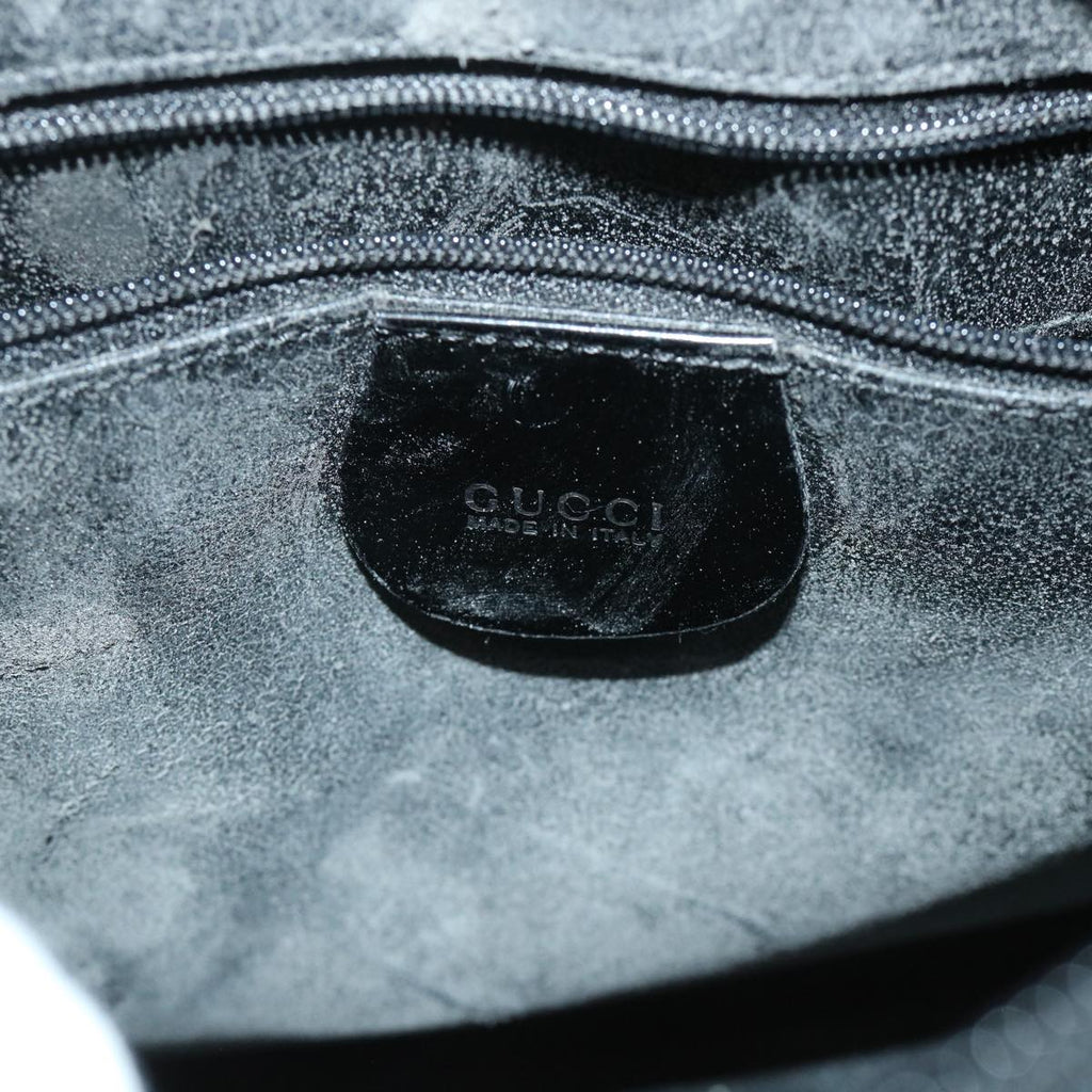 GUCCI Hand Bag Leather 2way Black 000 1274 0505 ep1869