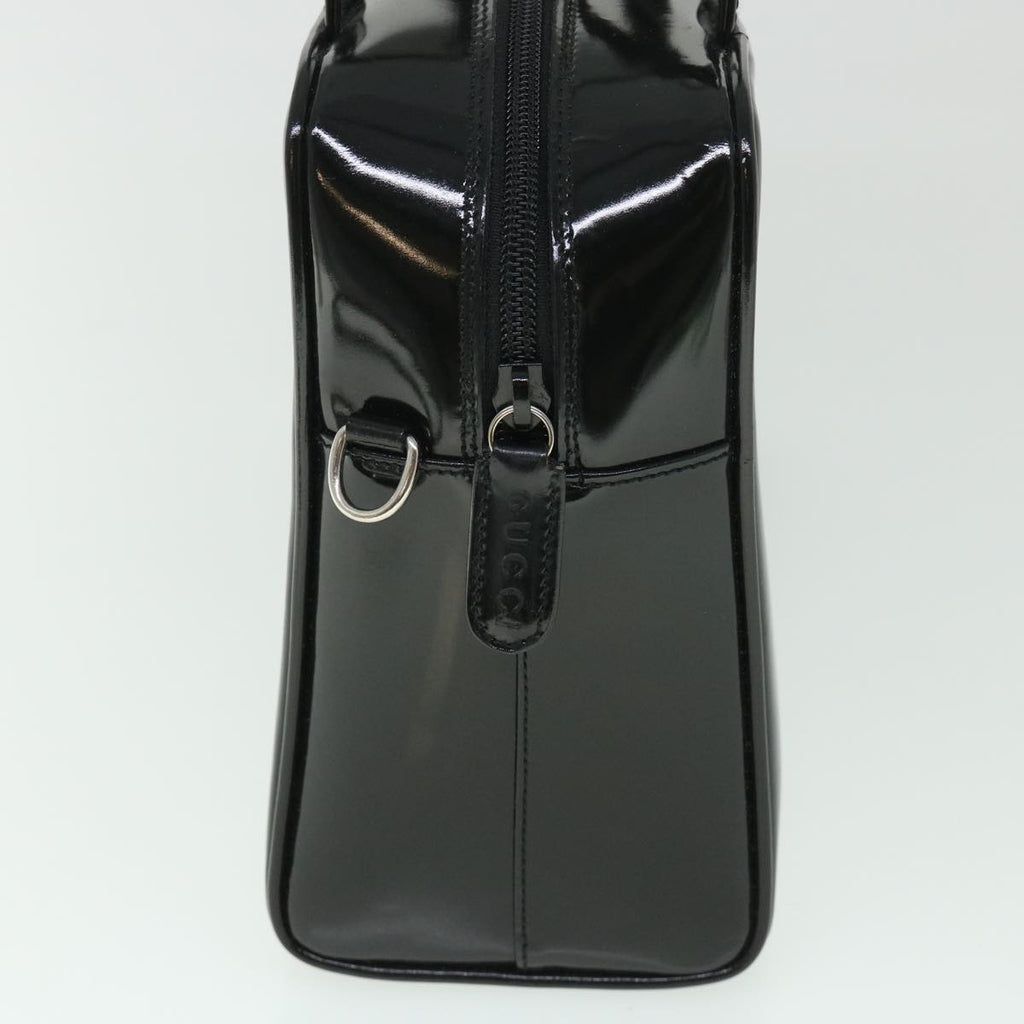 GUCCI Hand Bag Leather 2way Black 000 1274 0505 ep1869
