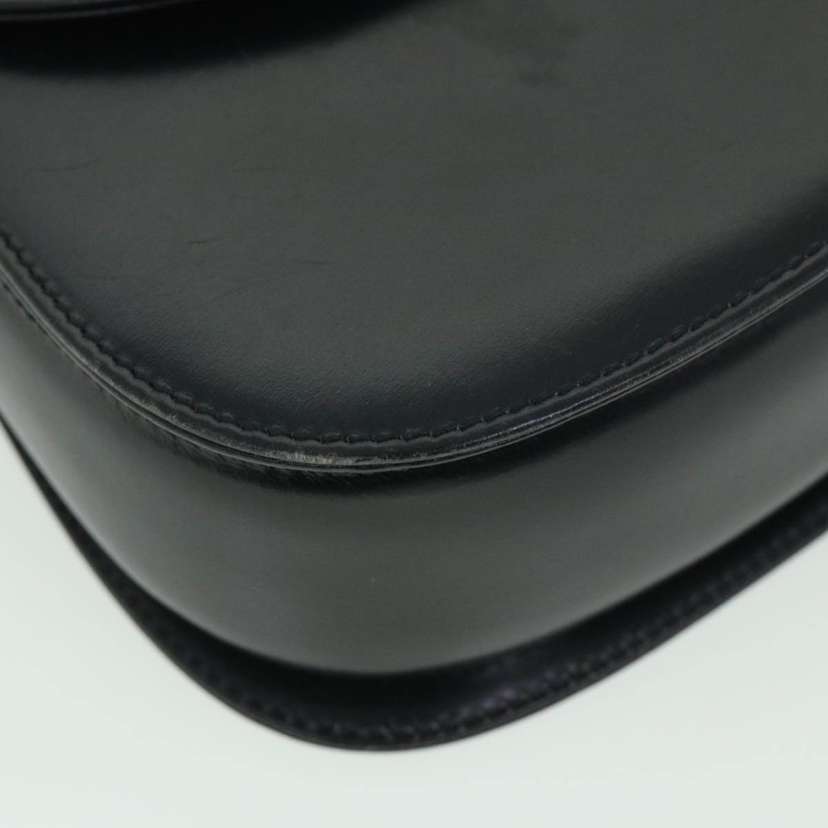 GUCCI Bamboo Hand Bag Leather Black 000 2040 0188 ep1870