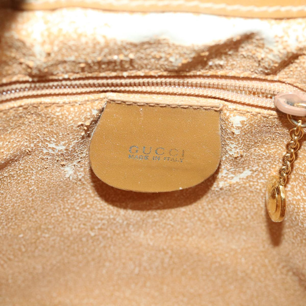 GUCCI GG Canvas Shoulder Bag Khaki Brown ep1871
