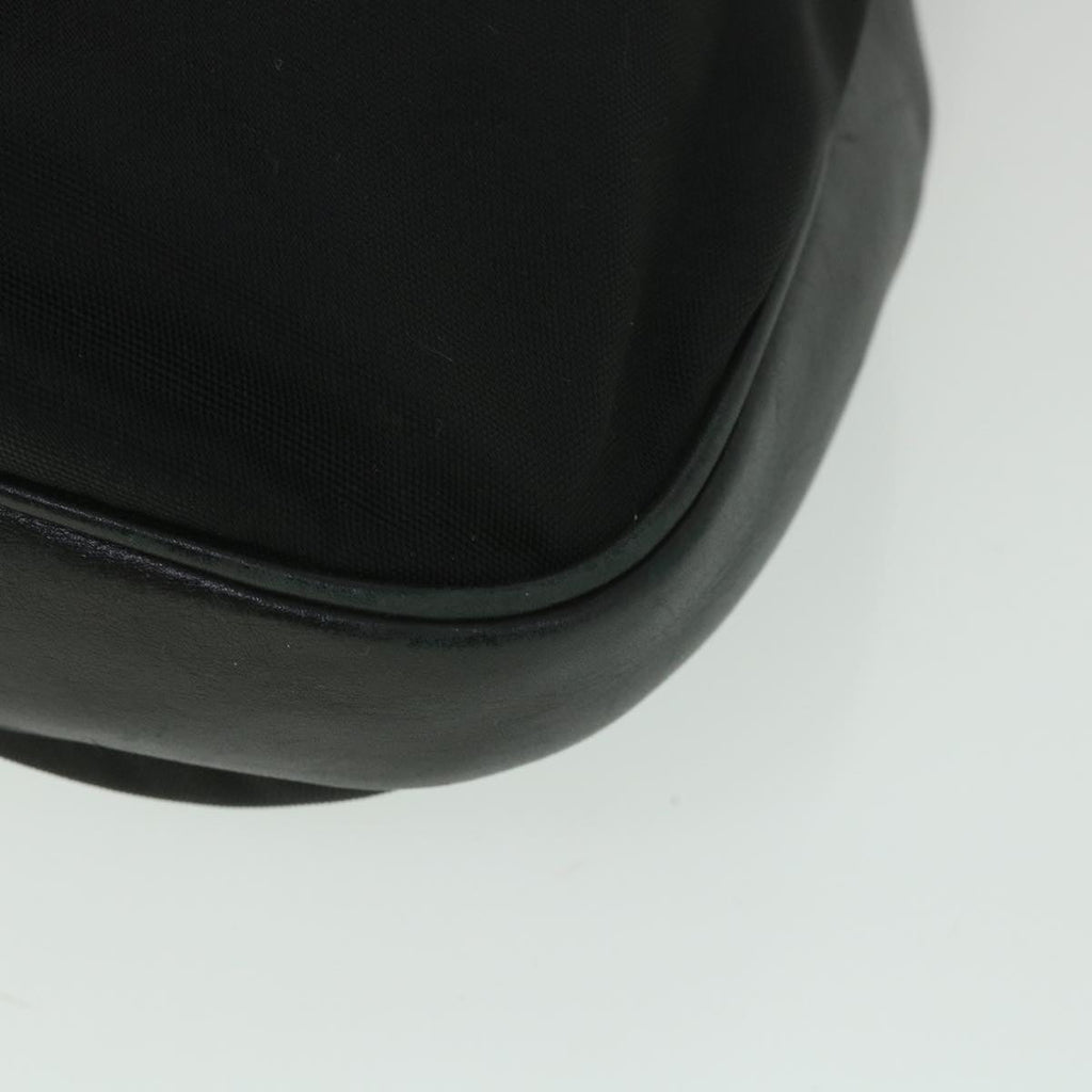 GUCCI Shoulder Bag Canvas Leather Black ep1875