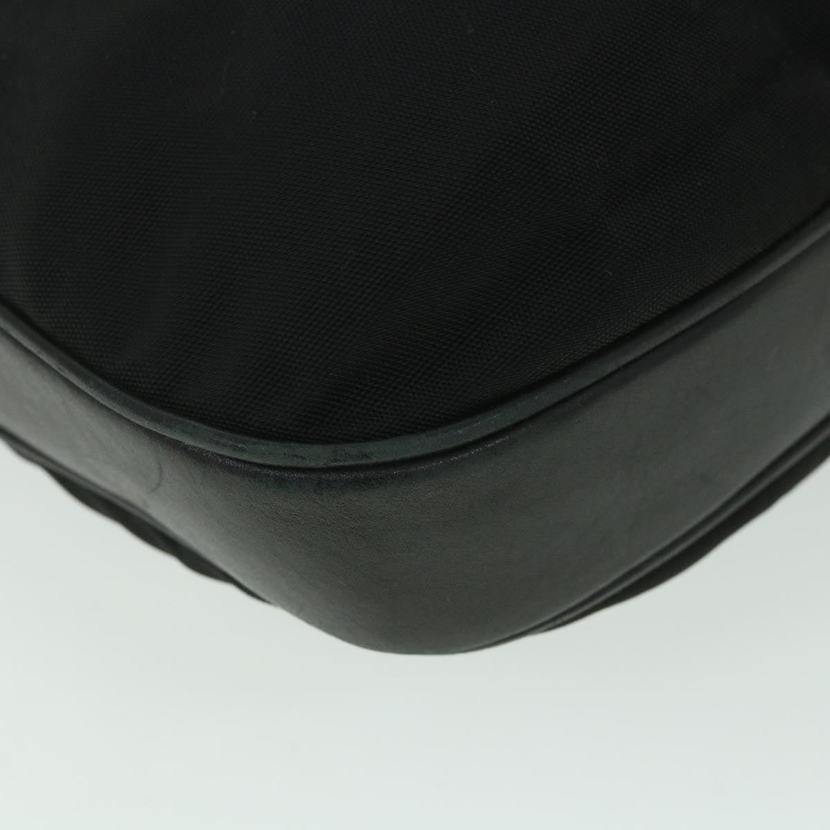 GUCCI Shoulder Bag Canvas Leather Black ep1875