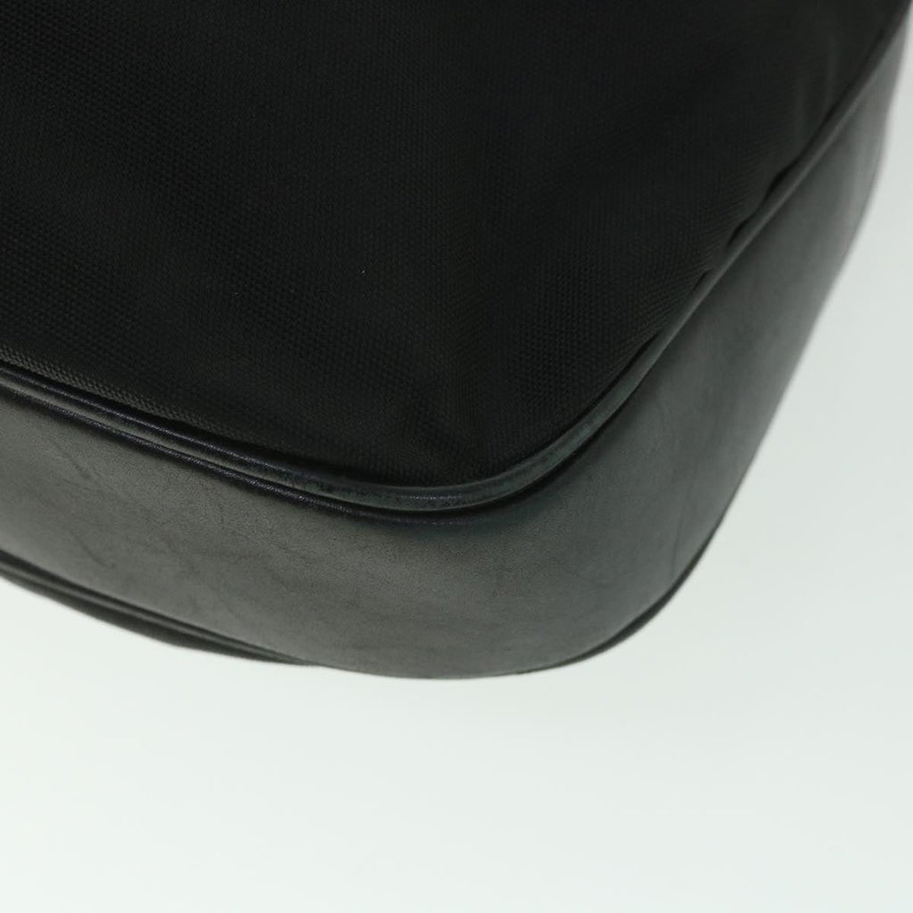 GUCCI Shoulder Bag Canvas Leather Black ep1875