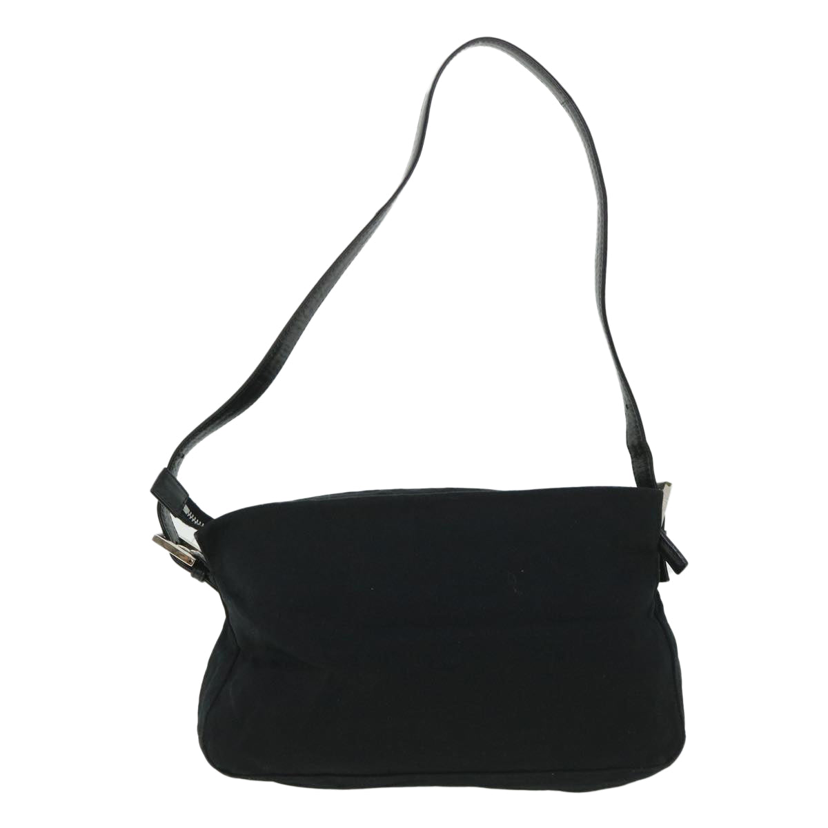 FENDI Mamma Baguette Shoulder Bag Nylon Black 2321 26566 009 ep1885