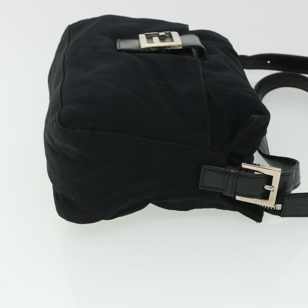 FENDI Mamma Baguette Shoulder Bag Nylon Black 2321 26566 009 ep1885