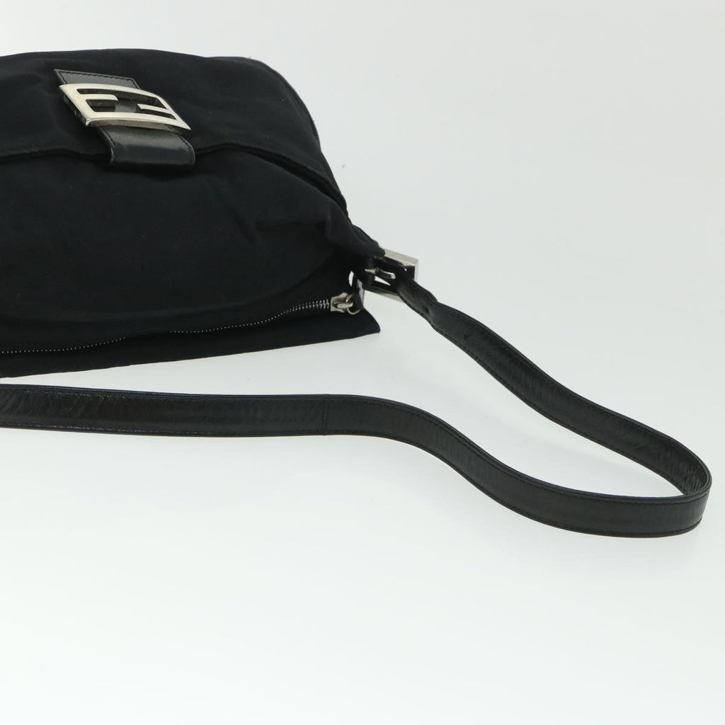FENDI Mamma Baguette Shoulder Bag Nylon Black 2321 26566 009 ep1885