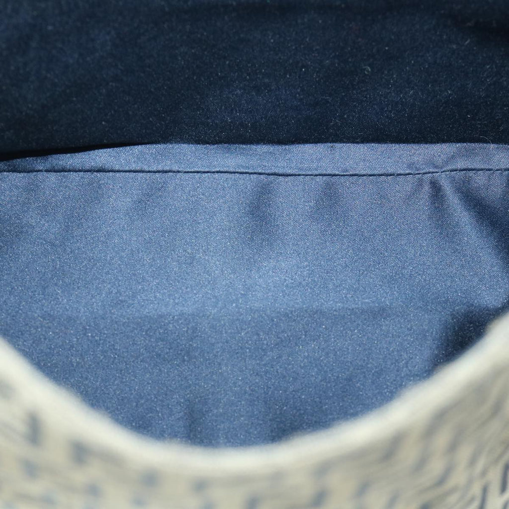 FENDI Zucchino Canvas Mamma Baguette Bag Navy 2305 26325 018 ep1886