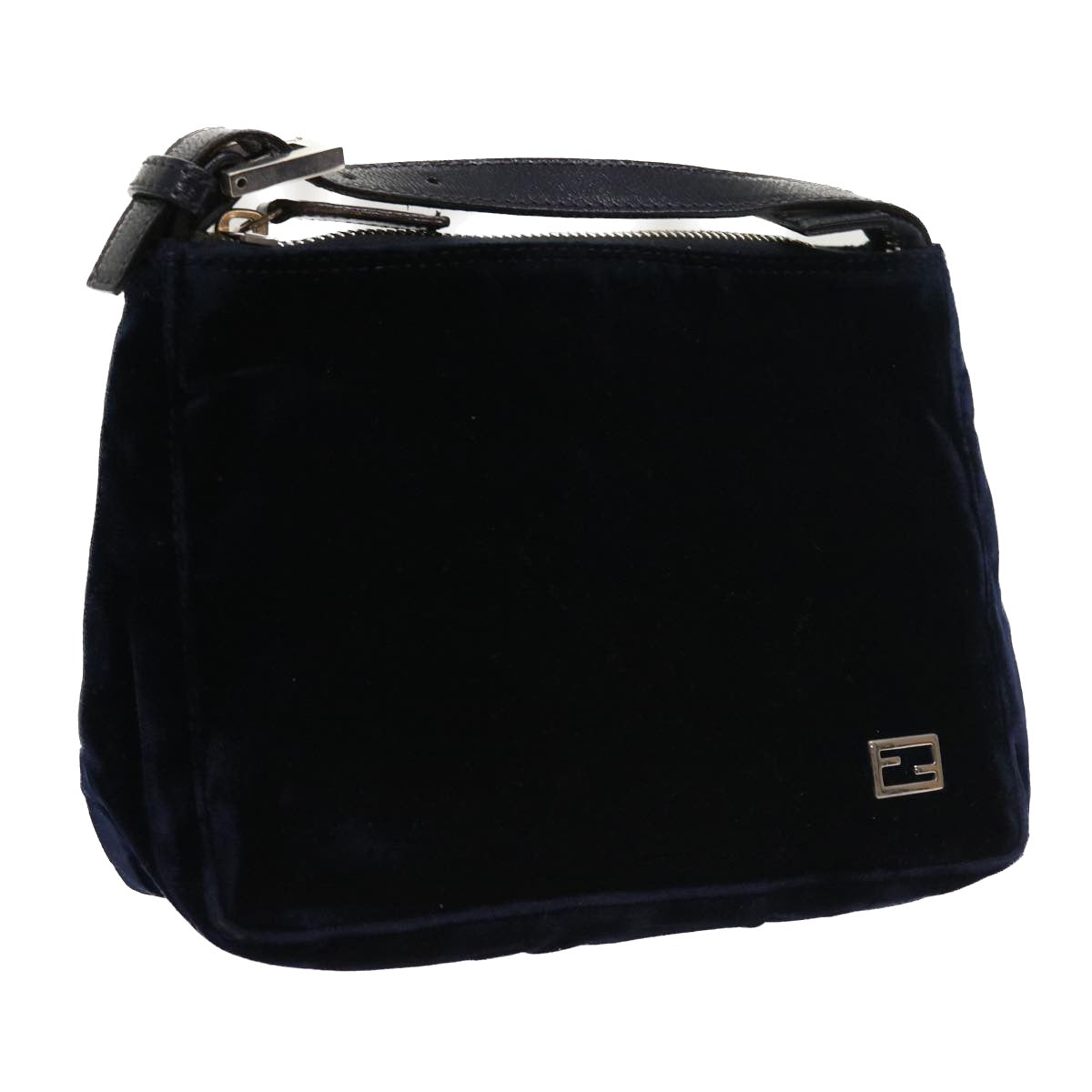 FENDI Hand Bag Velor Navy 2308 26580 089 ep1889
