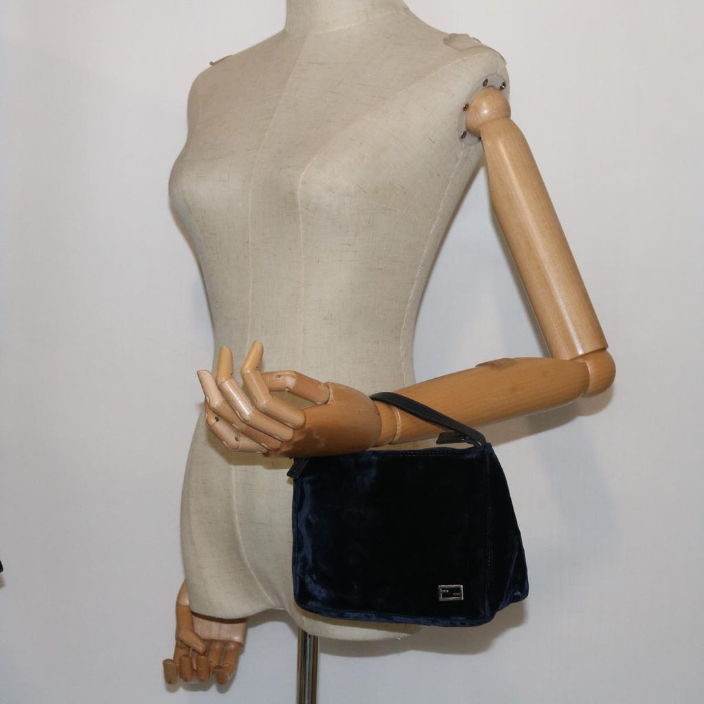 FENDI Hand Bag Velor Navy 2308 26580 089 ep1889