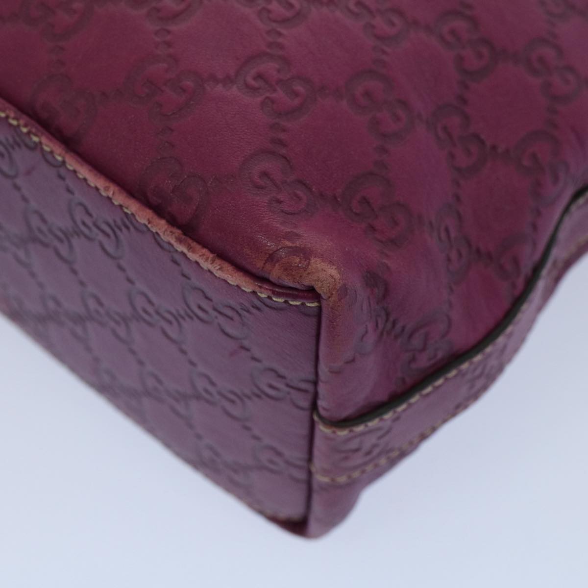 GUCCI GG Canvas Guccissima Shoulder Bag Purple 257282 ep1894