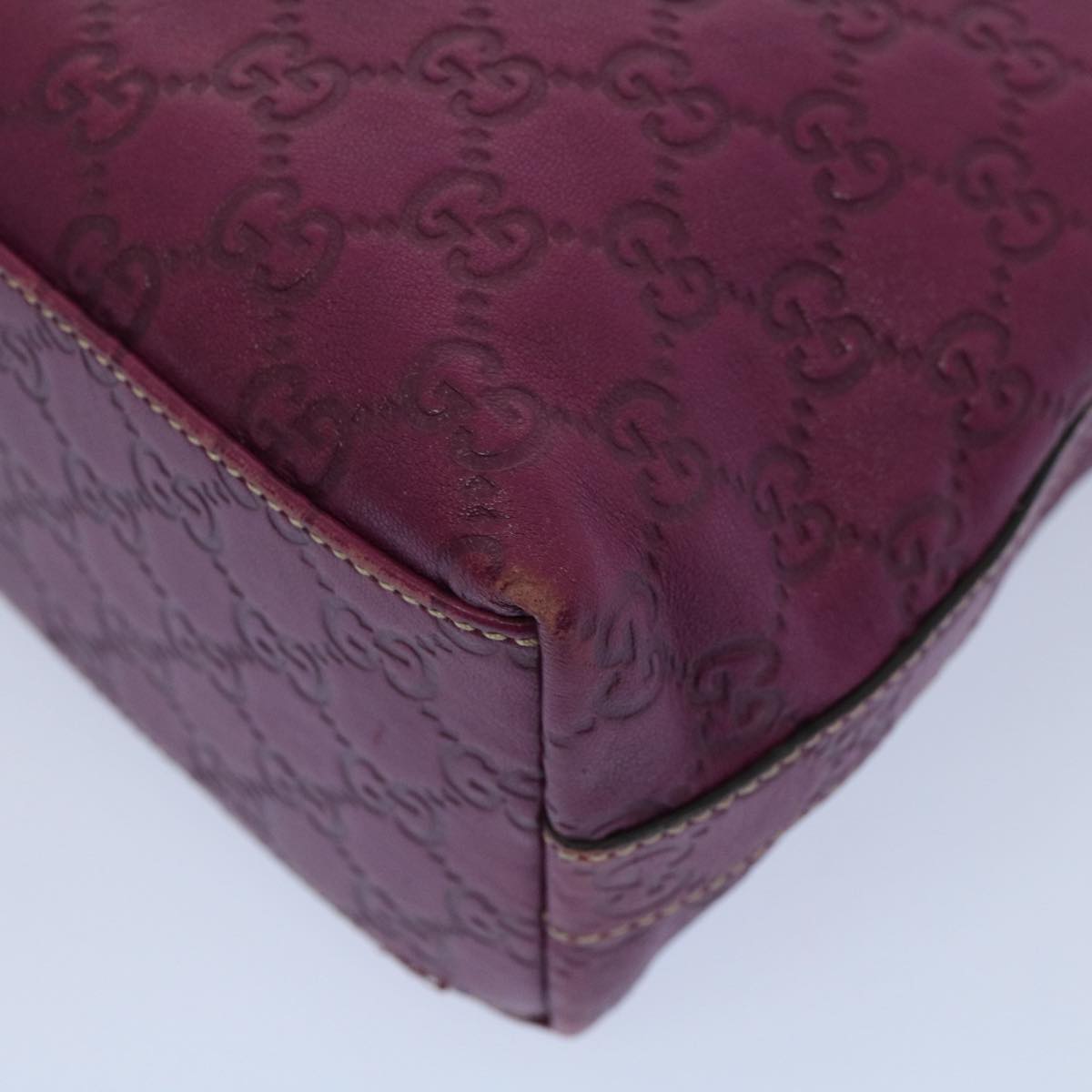GUCCI GG Canvas Guccissima Shoulder Bag Purple 257282 ep1894